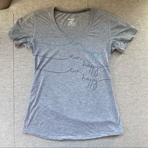 Brooks running run happy shirt size xs